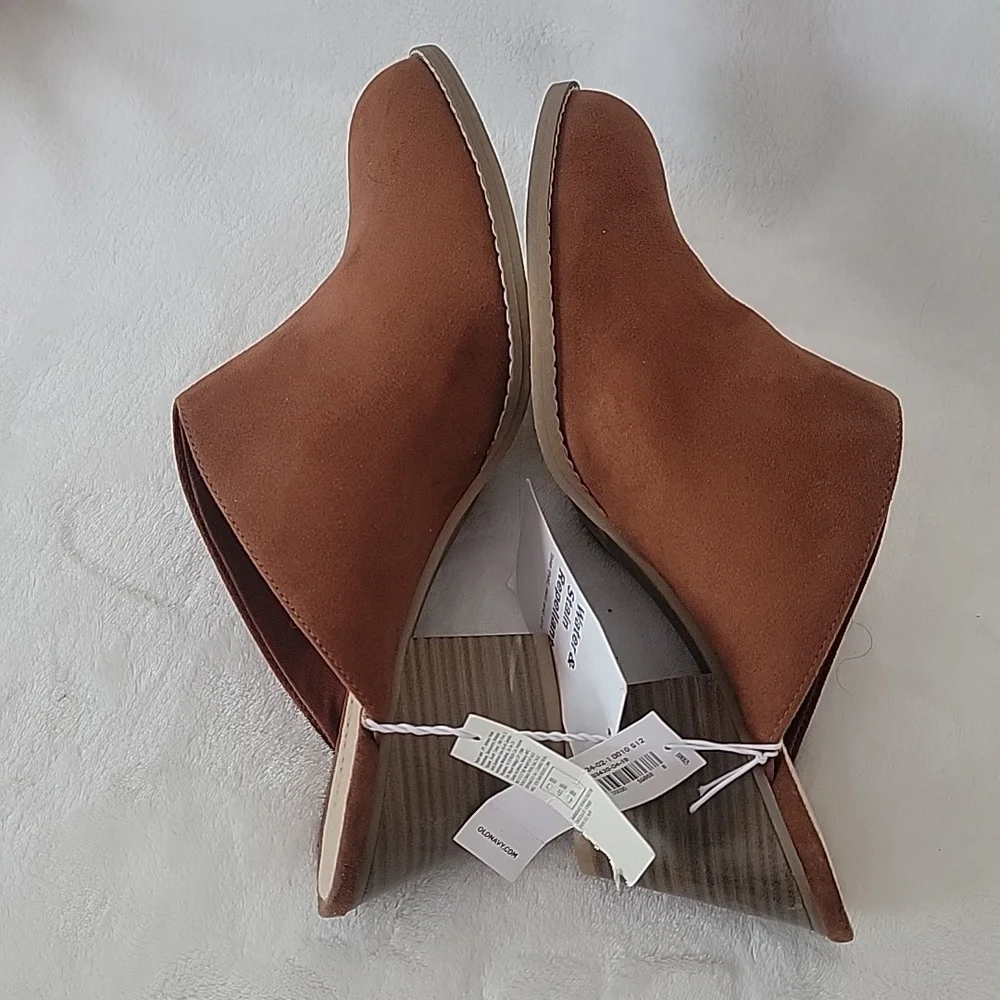 Old Navy Brown Mules Size 10 NWT - Picture 7 of 10